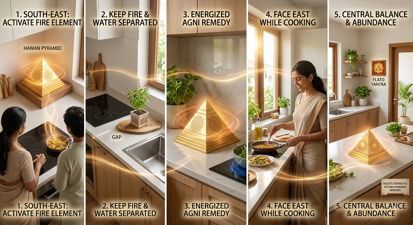 Kitchen Vastu: How to Balance Fire & Water for Abundance and Good Health